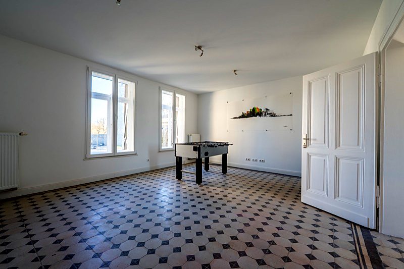 Spielraum in der Villa Michels mit Kicker